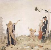 Sir William Orpen Sowing New Seed oil painting